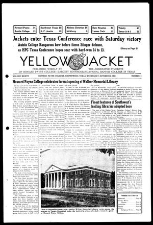 Primary view of object titled 'Yellow Jacket (Brownwood, Tex.), Vol. 37, No. 5, Ed. 1, Wednesday, October 22, 1952'.