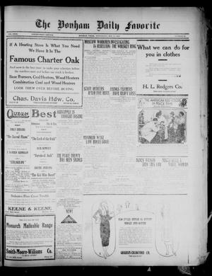 The Bonham Daily Favorite (Bonham, Tex.), Vol. 23, No. 60, Ed. 1 Wednesday, October 13, 1920
