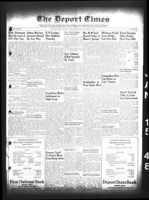 The Deport Times (Deport, Tex.), Vol. 39, No. 50, Ed. 1 Thursday, January 15, 1948