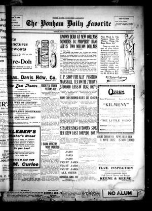 The Bonham Daily Favorite (Bonham, Tex.), Vol. 18, No. 51, Ed. 1 Friday, October 1, 1915