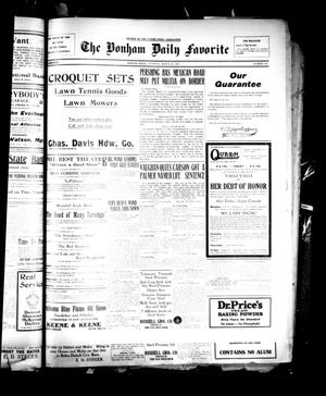 The Bonham Daily Favorite (Bonham, Tex.), Vol. 18, No. 201, Ed. 1 Saturday, March 25, 1916