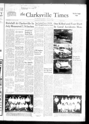 Primary view of object titled 'The Clarksville Times (Clarksville, Tex.), Vol. 91, No. 30, Ed. 1 Friday, August 9, 1963'.