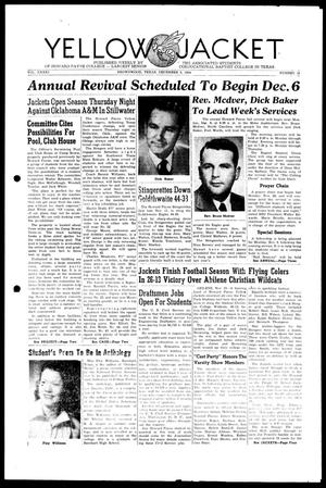 Yellow Jacket (Brownwood, Tex.), Vol. 41, No. 10, Ed. 1, Thursday, December 2, 1954