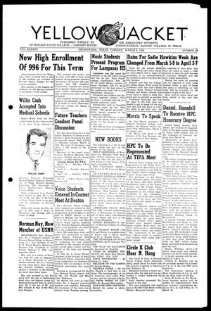 Yellow Jacket (Brownwood, Tex.), Vol. 43, No. 18, Ed. 1, Tuesday, March 6, 1956