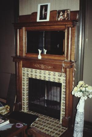 Primary view of object titled '[Hagemann House, (Fireplace)]'.