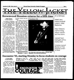 The Yellow Jacket (Brownwood, Tex.), [Vol. 96], No. 1, Ed. 1, Friday, September 23, 2005