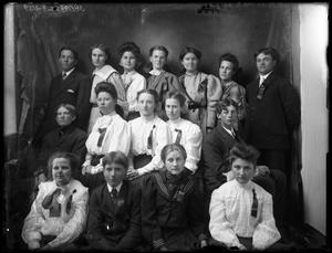Primary view of object titled '[Portrait of Students]'.