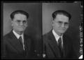 Photograph: [Two Portraits of Man Wearing Glasses]
