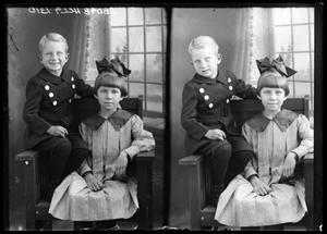 [Portraits of Boy and Girl]