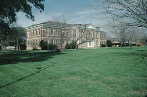 Primary view of object titled '[Hardy Hall , UMHB, (NW Oblique)]'.