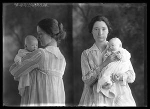 [Young Woman with Baby]