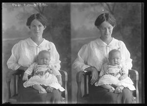 [Young Woman with Infant]