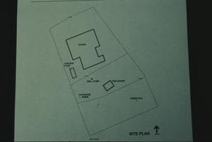 [Annie Mae Green House, (site plan)]