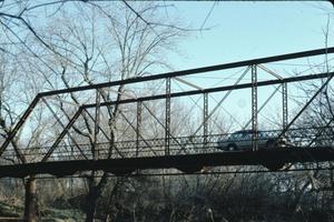 Primary view of object titled '[Old Alton Bridge, (North Side, Looking south)]'.