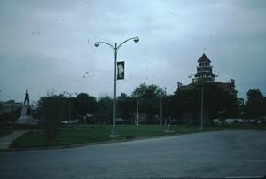 [Texas Heroes Monument, (looking towards St Lawrence)]
