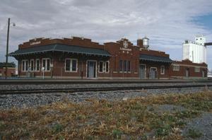[Atchison, Topeka & Santa Fe Railway Depot, (S & W elevations)]