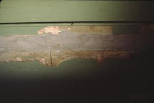 [Old Smith County Jail, (early/original scored plaster beneath addition)]