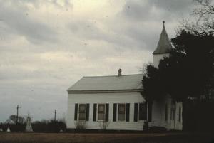 [Wesley Brethren Church, (exterior, SE end of church)]