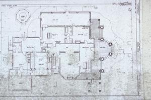 Primary view of object titled '[John M & Lottie D Moore House, (floor plan)]'.