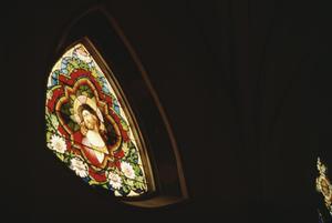 [St Mary's Church, (window detail)]
