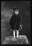 Photograph: [Portrait of Girl Wearing Bonnet]