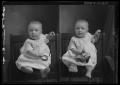 Photograph: [Two Portraits of Baby in Chair]