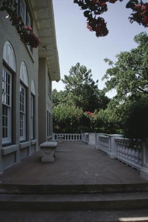 [Epps House, (detail of terrace to main façade)]