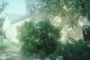 [Edward & Texana Tewes House, (west/north façade (washed out))]