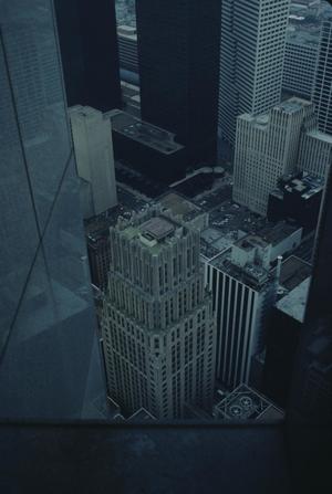 Primary view of object titled '[Gulf Building, (view from Tx Comm Bank Sky Lobby)]'.