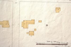 Primary view of object titled '[Sterne House, (sanborn map 1906 p5)]'.