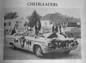 Primary view of object titled '[Stanton Jr. High School Cheerleaders]'.