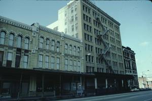 [W.L. Foley Building, Hermann Estate Building, Houston Cotton Exchange (l to r)]