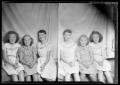 Primary view of [Portraits of Three Girls]