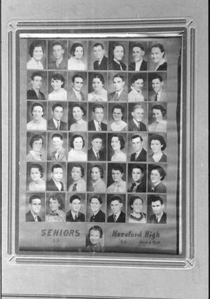 [Hereford High School Senior Class, 1936]