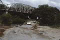 Thumbnail image of item number 1 in: '[Comfort Bridge, (oblique view of bridge & low water crossing (well trafficked))]'.