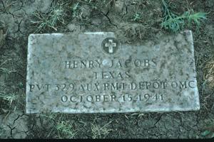 [Llano Cemetery, (military marker)]