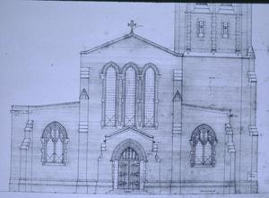 [Trinity Episcopal Church, (drawing)]