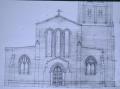 Photograph: [Trinity Episcopal Church, (drawing)]