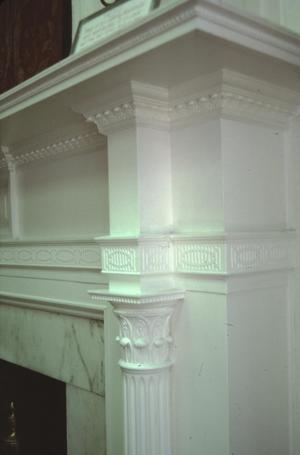 [William Clayton House, (detail: mantle in north-east parlor)]