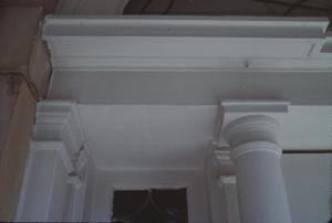 Primary view of object titled '[William Clayton House, (detail: front entrance)]'.