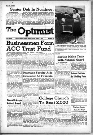 The Optimist (Abilene, Tex.), Vol. 38, No. 23, Ed. 1, Friday, March 9, 1951