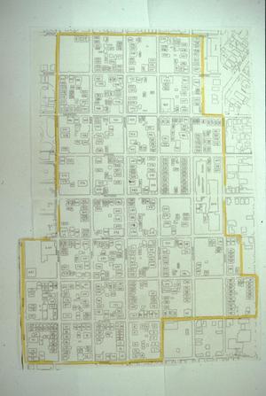 Primary view of object titled '[4th Ward District Map]'.