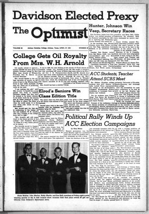 The Optimist (Abilene, Tex.), Vol. 38, No. 28, Ed. 1, Friday, April 27, 1951