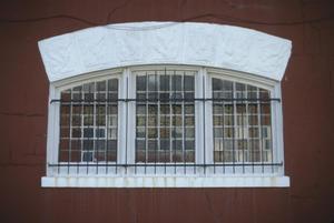 Primary view of object titled '[Fire Station #7, (window on north elevation)]'.
