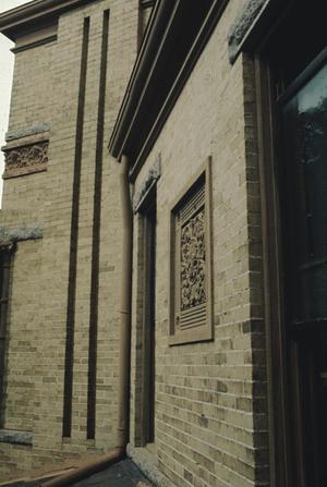 [Butler House, (Detail of second floor level above west porch)]