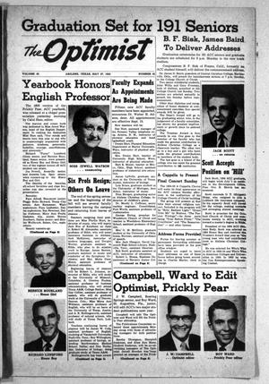 The Optimist (Abilene, Tex.), Vol. 42, No. 32, Ed. 1, Friday, May 27, 1955