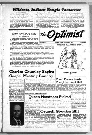 The Optimist (Abilene, Tex.), Vol. 43, No. 4, Ed. 1, Friday, October 14, 1955