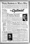 Thumbnail image of item number 1 in: 'The Optimist (Abilene, Tex.), Vol. 43, No. 10, Ed. 1, Friday, November 25, 1955'.