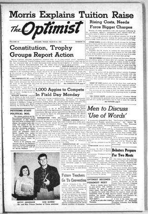 The Optimist (Abilene, Tex.), Vol. 43, No. 23, Ed. 1, Friday, March 23, 1956