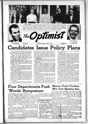 The Optimist (Abilene, Tex.), Vol. 43, No. 24, Ed. 1, Friday, April 6, 1956
